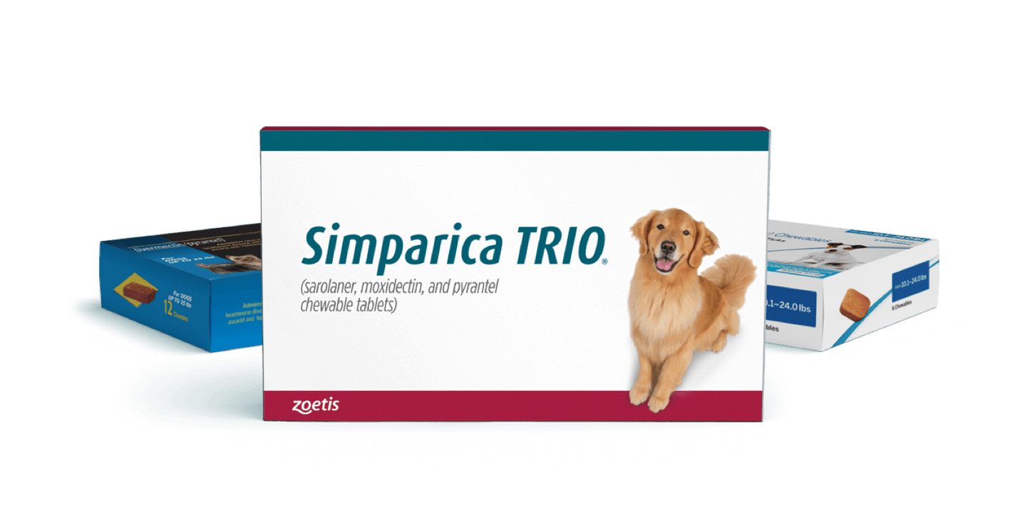 Simparica Trio Dog (20 - 40 Kg)